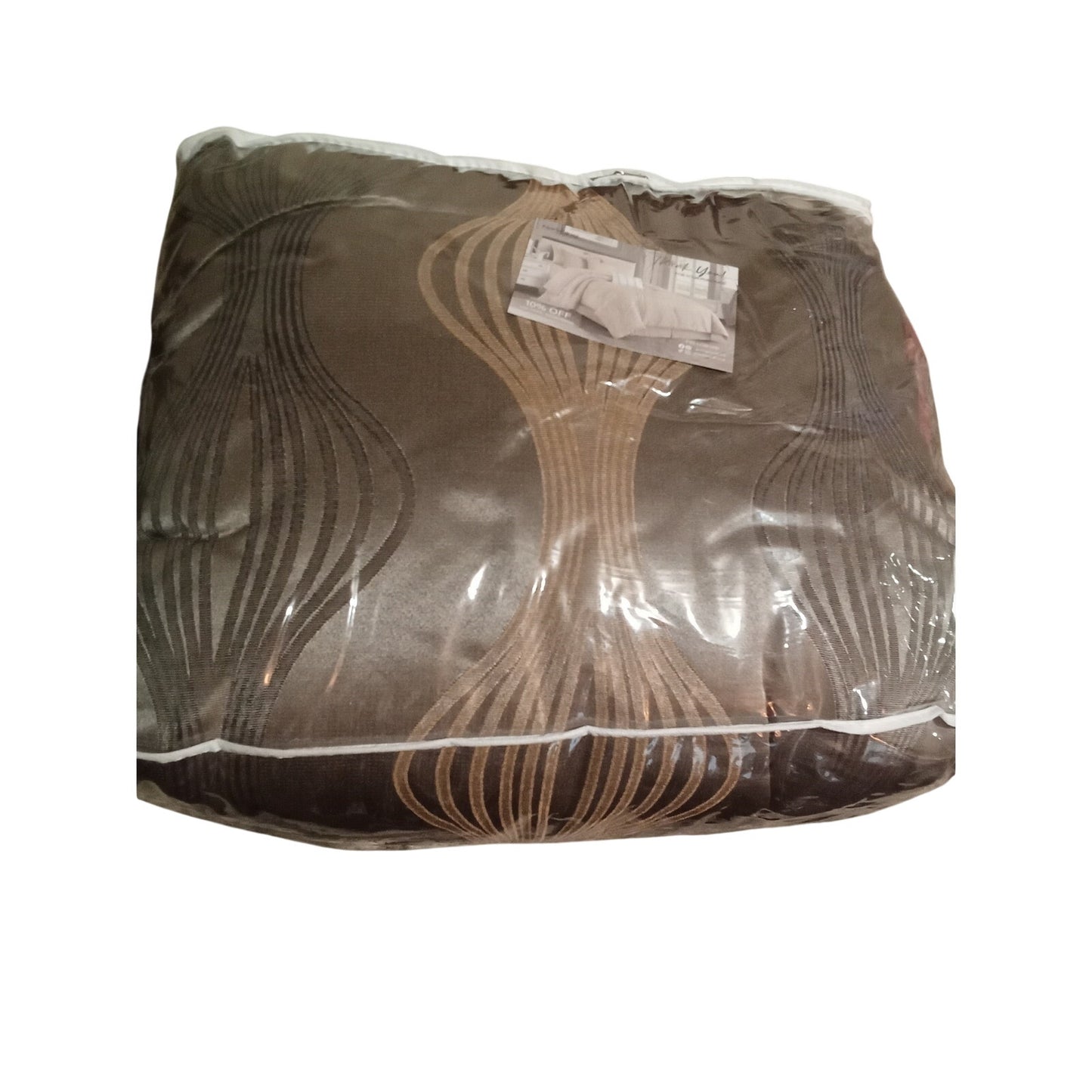 Nanshing 7 Piece California King Kath Comforter Set Bronze