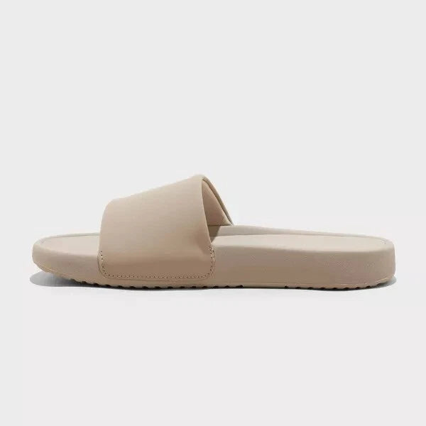 Women's Makenna Taupe Slide Sandals