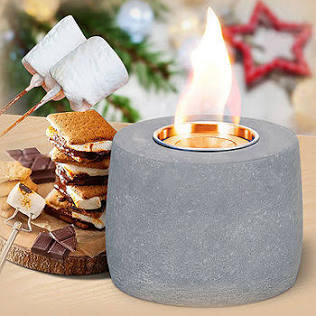 Protocol Mini TableTop BonFire Lit Pit
