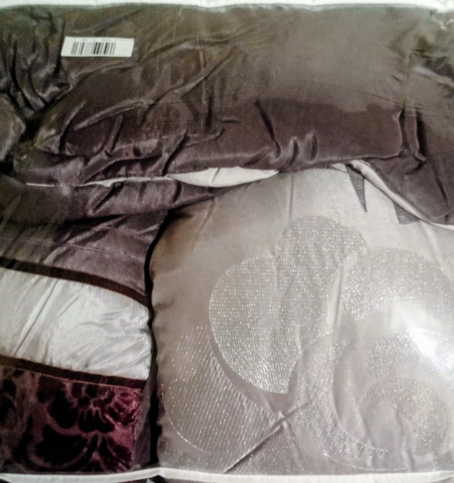 Riley Purple 7 Piece Comforter set King Size