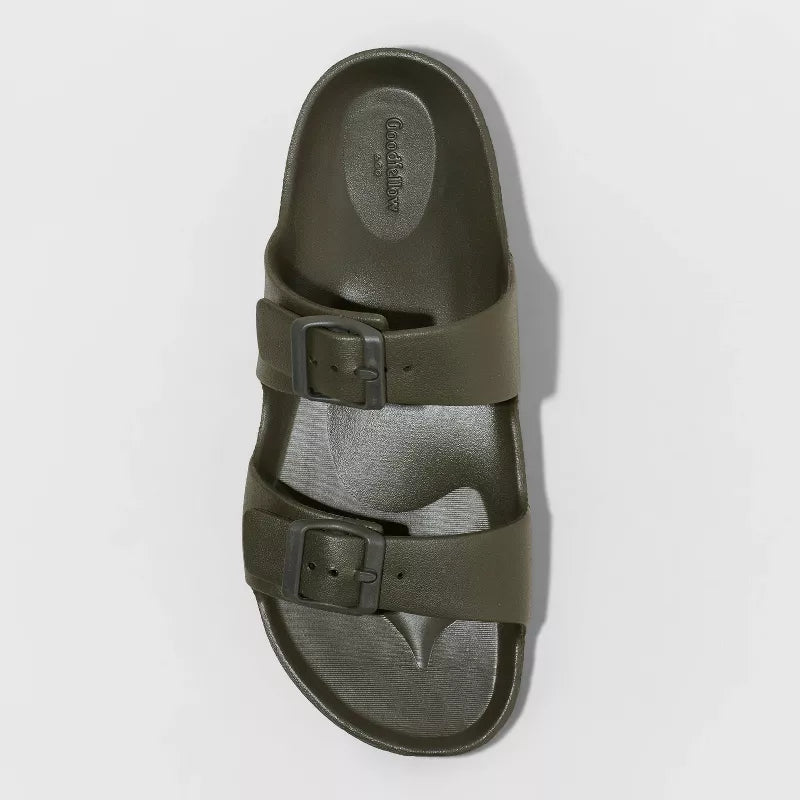Men's Carson Two Band Sandals Good Fellow & Co Olive Green