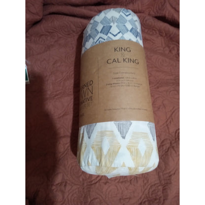 JC Penny Ienjoy Casual Comfort Mayan Midweight Down Warm & Cozy Comforter Set