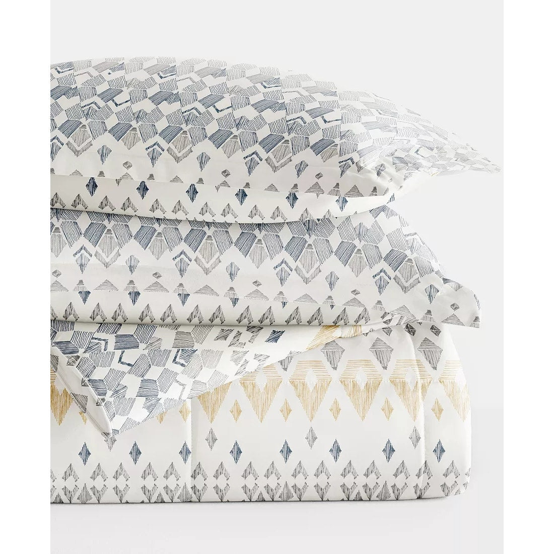 JC Penny Ienjoy Casual Comfort Mayan Midweight Down Warm & Cozy Comforter Set