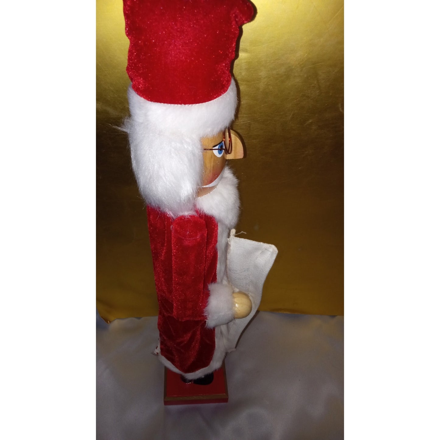North Pole Trading Co 24" List Santa Christmas Holiday Nut Cracker
