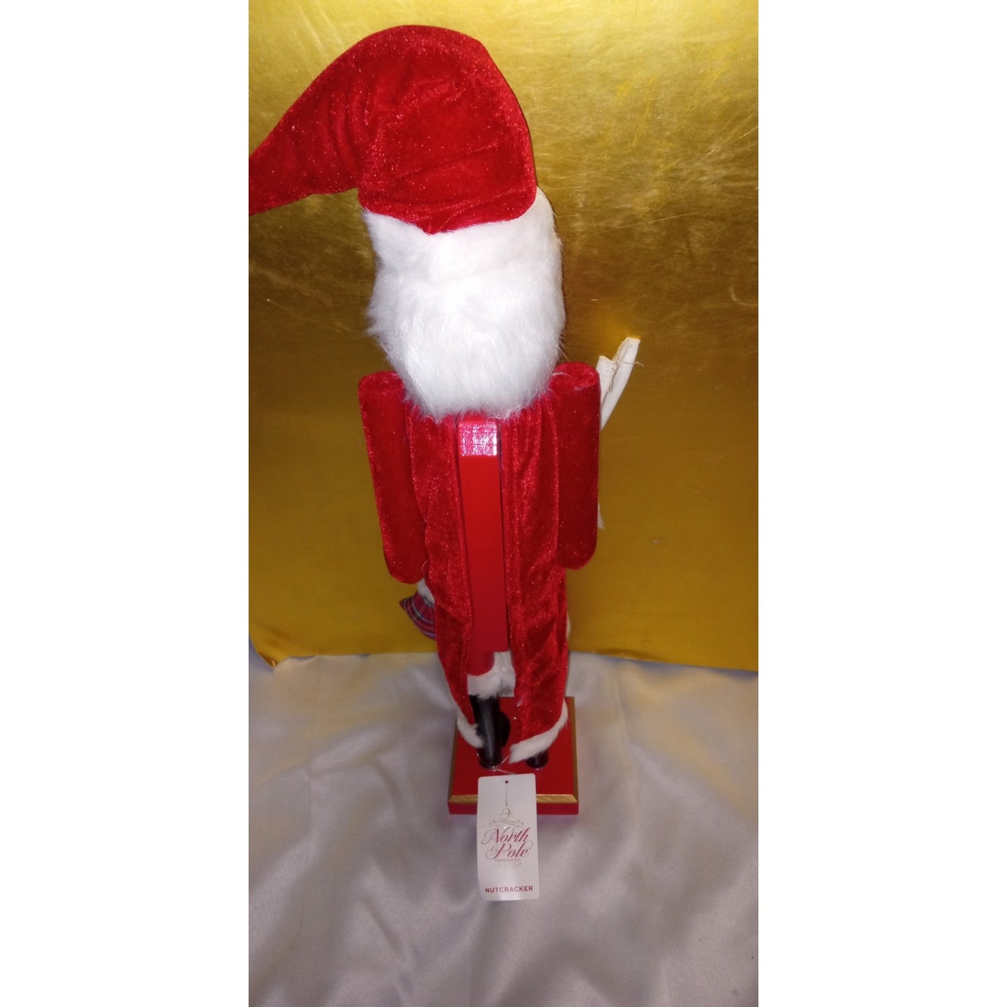 North Pole Trading Co 24" List Santa Christmas Holiday Nut Cracker