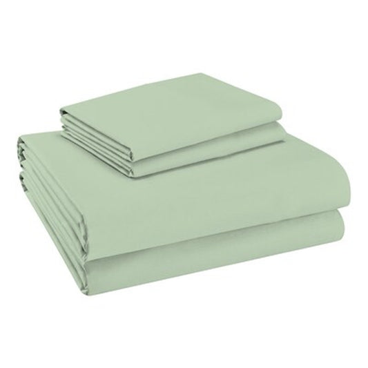 Purity Home Organic 100% Cotton Eco Friendly & Breathable Sheet Set Green Queen