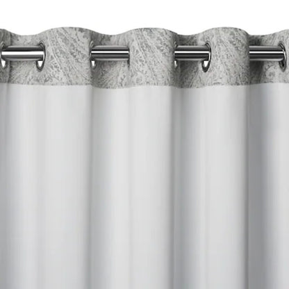 Julianne Window Panel Vintage Paisley Print Room Darkening Curtains Gray 95 Inch