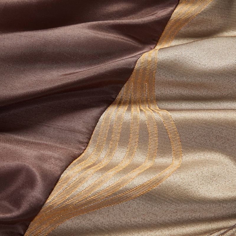 Nanshing 7 Piece California King Kath  Comforter Set Bronze