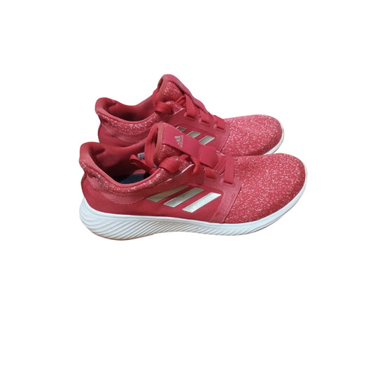 Adidas Edge Lux Women's Size 8 Color Red White Stripe