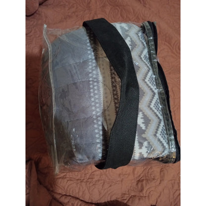 Woolrich Luxury Heated Mink to Berry Warm & Cozy Oversized Throw Blanket Gray