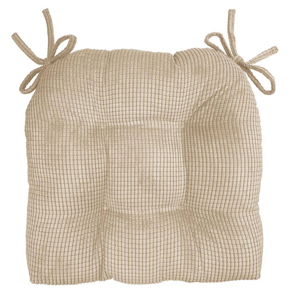 Achim Jackson Tufted Dining Cushion Set of Two Tan