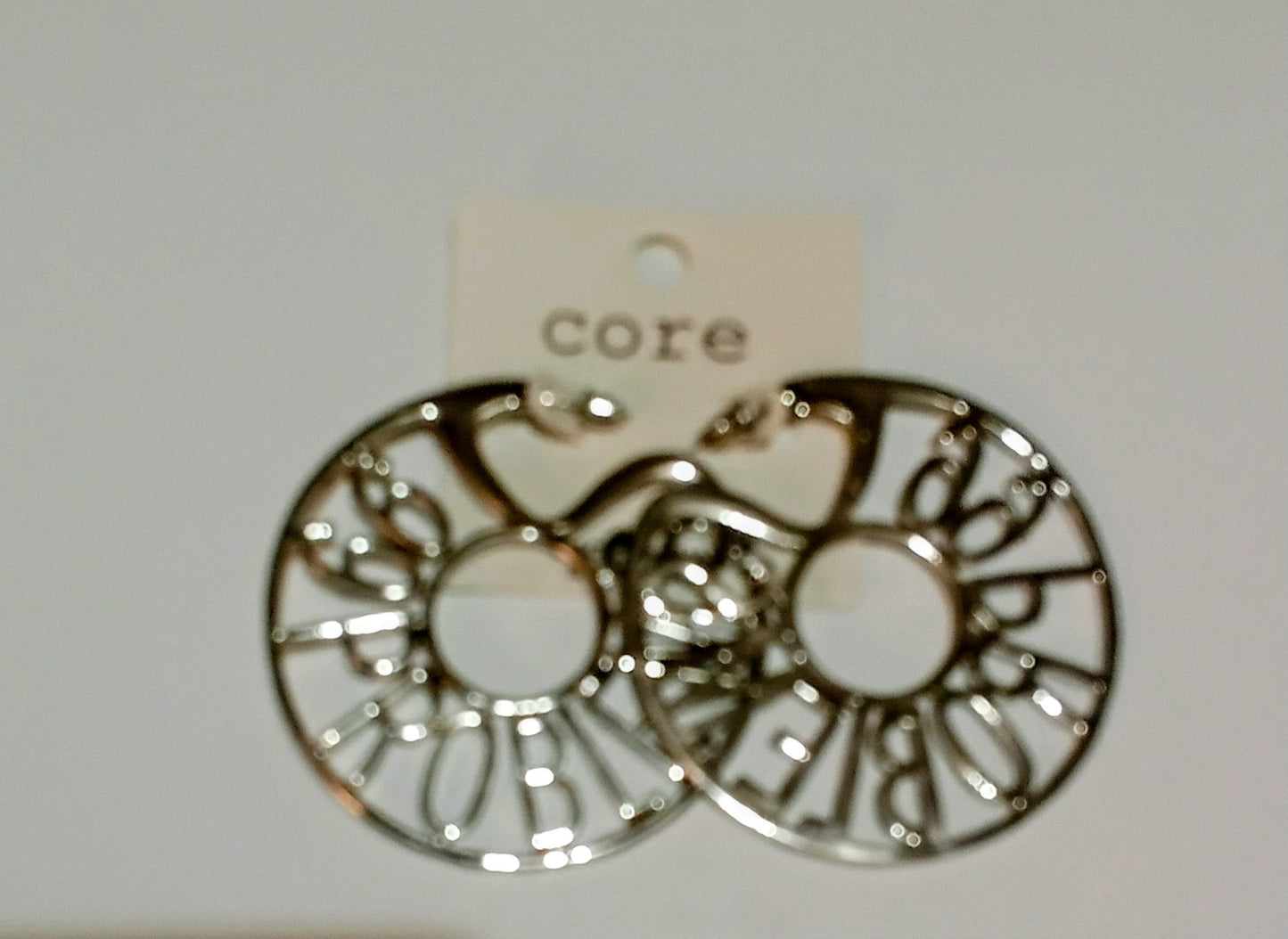 Women's 99 Problems Sliver Hoop Earrings