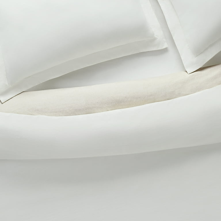 Serta Super Soft 3 Piece Cooling Duvet Cover Set Full / Queen White