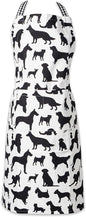 Design Imports Dog Print Chef Apron Black One Size