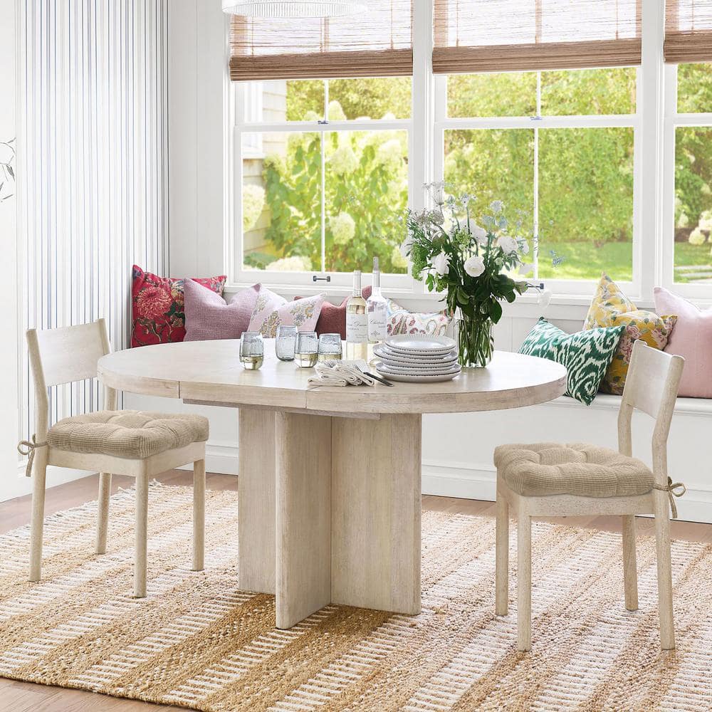 Achim Jackson Tufted Dining Cushion Set of Two Tan
