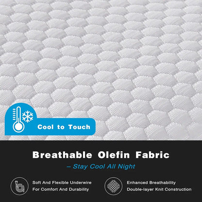 Beauty Rest Cool Touch Heated Mattress Pad Twin Size White