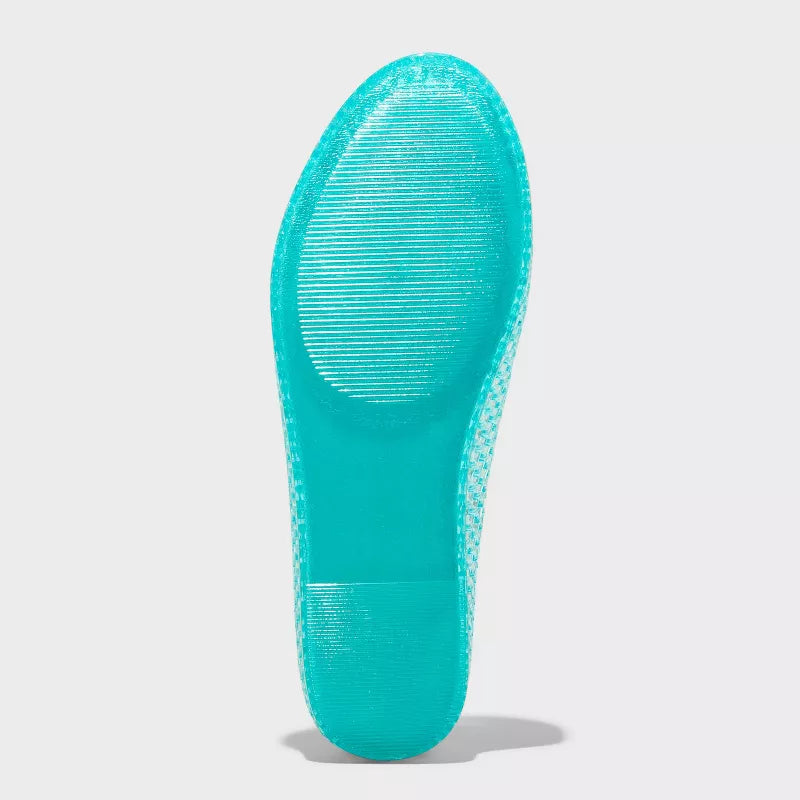 Women's Isabella Turquoise Jelly Flats