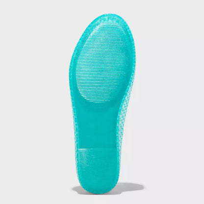 Women's Isabella Turquoise Jelly Flats