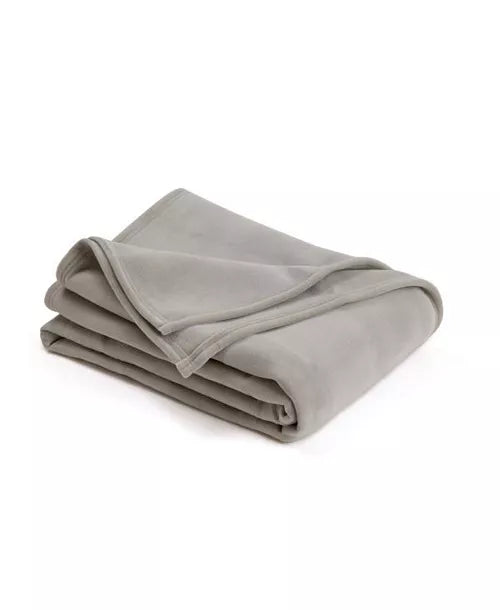 Vellux King Size Original Micro Fleece Blanket Tornado Grey