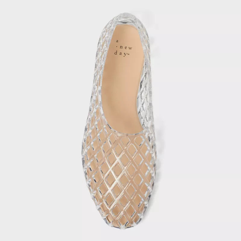 Women's Yuri Jelly Flats - A New Day Clear Various Sizes