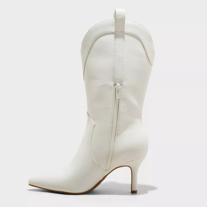 Women's Bryce Ankle Boots Memory Foam Ultimate Comfort White Various Sizes