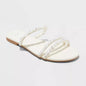 Women's Aida Strappy Sandals A New Day Ivory