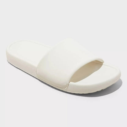 Women's Makenna Cream Slide Sandals All in Motion