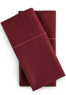 Liz Claiborne Wrinkle Free Sheet Set 600 Thread Count Rich Burgandy King Size