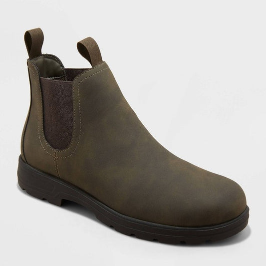 Men's Good Fellow & Co Huxley Chelsea Boots Brown Size 13
