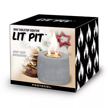 Protocol Mini TableTop BonFire Lit Pit