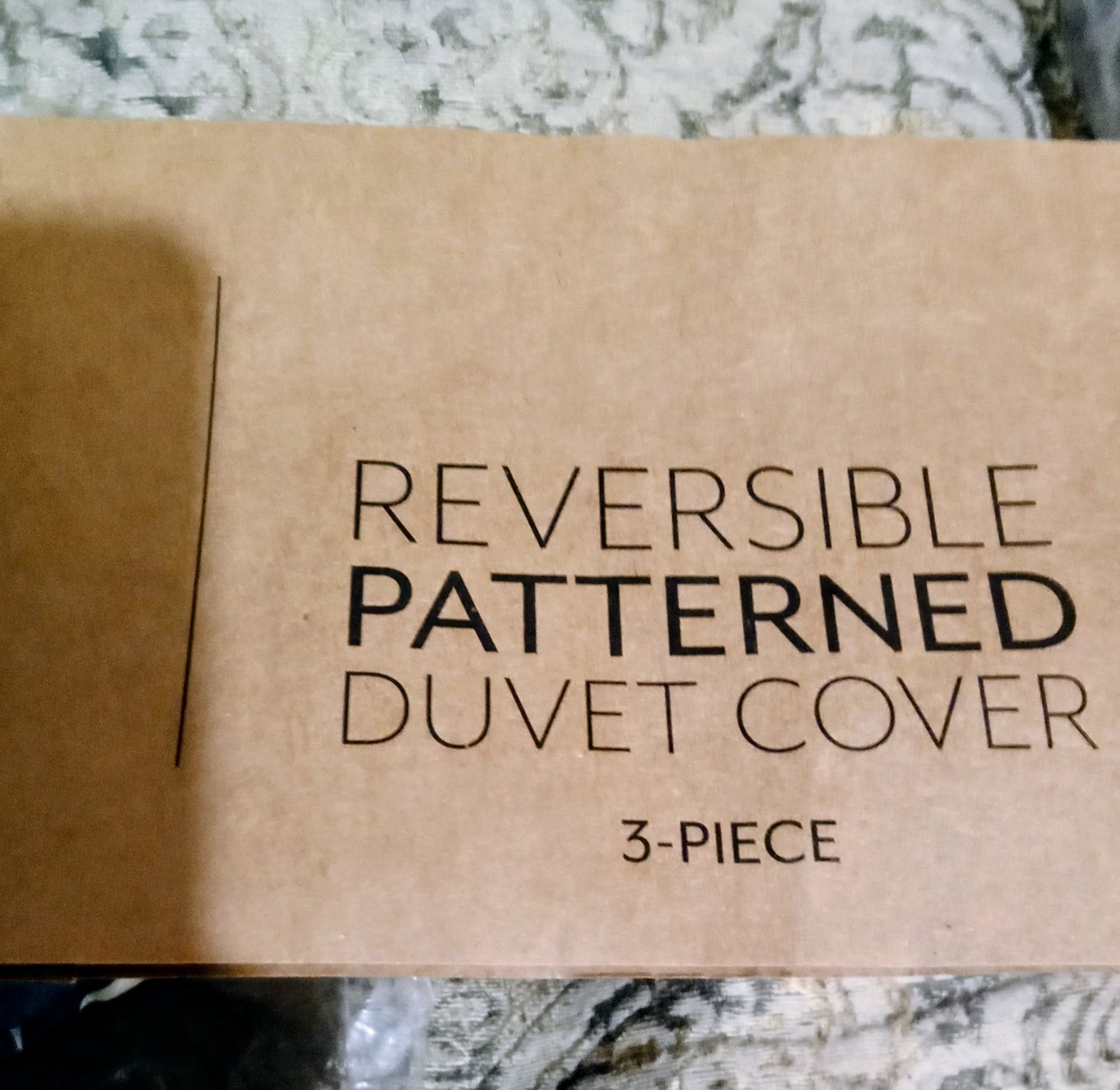 I Enjoy Reversible Patterned 3 Piece Duvet Cover Set King / Cal Teal
