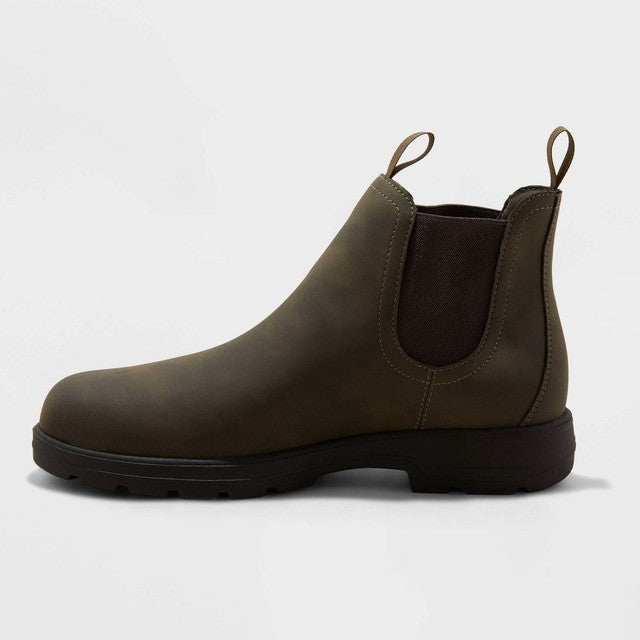 Men's Good Fellow & Co Huxley Chelsea Boots Brown Size 13