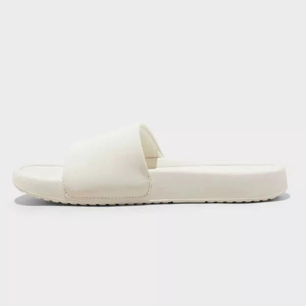 Women's Makenna Cream Slide Sandals All in Motion