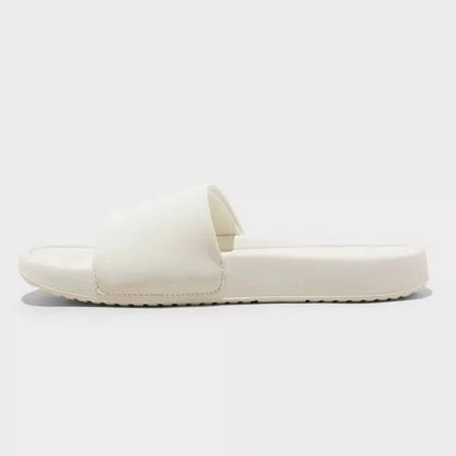 Women's Makenna Cream Slide Sandals All in Motion